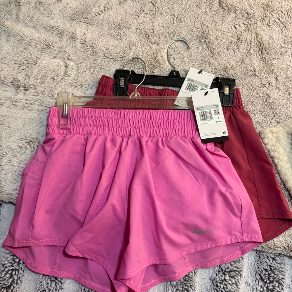 Nike Women's Athletic Red Shorts